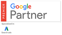 Google ADWORDS CERTIFIED PARTNER - click to verify