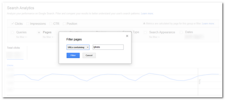 filter in a URL