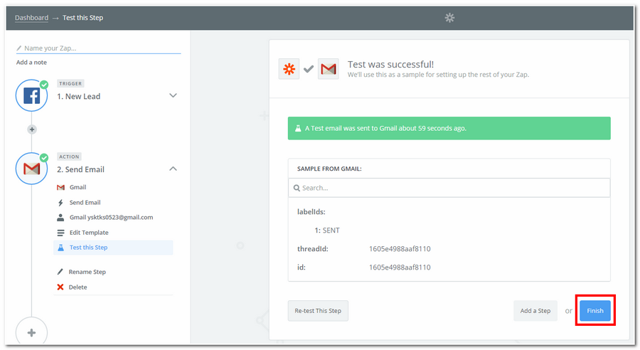 Gmail側の接続設定方法6