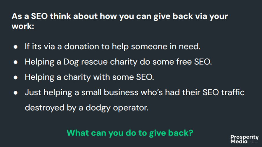 SEO専門家が社会に貢献できるヒント